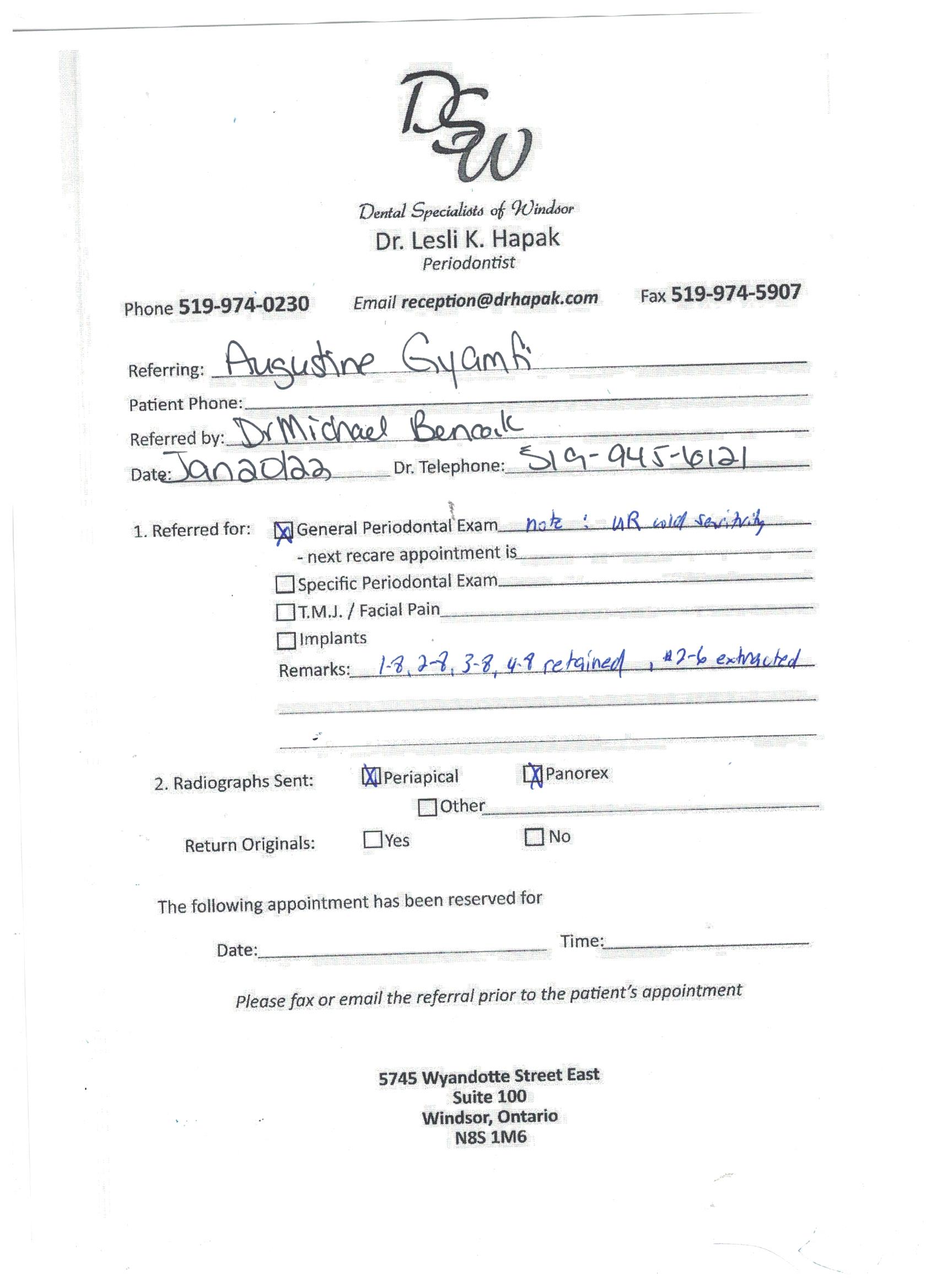 Upload File Dental Specialists of Windsor Dental Specialists of